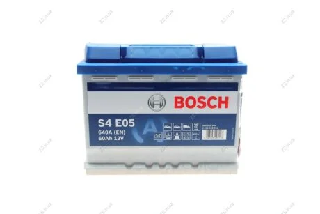 Акумулятор 60Ah-12v EFB (S4E05) (242x175x190),R,EN640 Bosch 0092S4E051