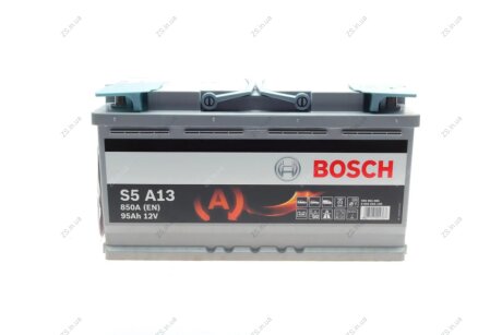 Акумулятор 95Ah-12v AGM (S5A13) (353x175x190),R,EN850 Bosch 0092S5A130