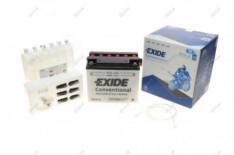 Аккумулятор 19Ah-12v (175х100х155) R, EN190 EXIDE EB16L-B (фото 1)