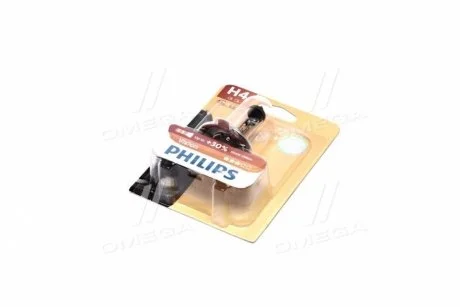 Лампа розжарювання H4Premium12V 60/55W P43t-38 Philips 12342PRB1