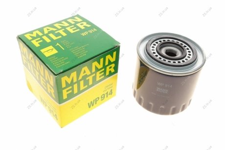 Фільтр масляний двигуна RENAULT MASTER I 2.5 D (MANN) MANN-FILTER WP914 (фото 1)