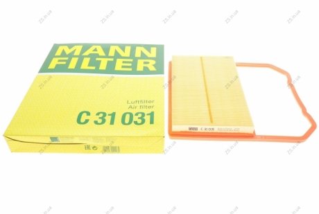 Фільтр повітряний VW POLO, SEAT IBIZA 1.0 MPI 17- (MANN) MANN-FILTER C31031 (фото 1)