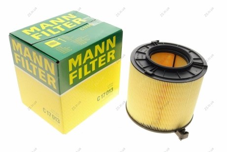 Фільтр повітряний AUDI A4, Q5 II 1.4-2.0 TFSI 15- (MANN) MANN-FILTER C17013