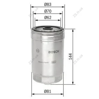 Фільтр топл. дизель CITROEN JUMPER, FIAT DUCATO Bosch 1457434314