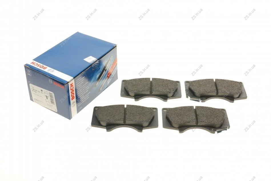 Колодка торм. диск. TOYOTA LAND CRUISER передн. (пр-во) Bosch 0 986 494 153 (фото 1)