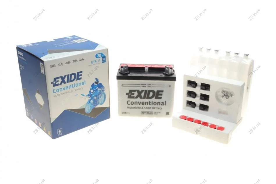 Аккумулятор 30Ah-12v Exide (196х130х180) R, EN300 EXIDE U1R-11 (фото 1)