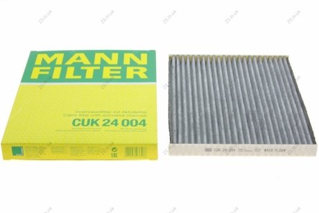 Фильтр салона HYUNDAI IX35, TUCSON 10- угольный (MANN) MANN-FILTER CUK24004 (фото 1)