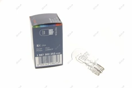 Лампа розжарювання W21/5W 12V W3x16q PURE LIGHT Bosch 1 987 302 252
