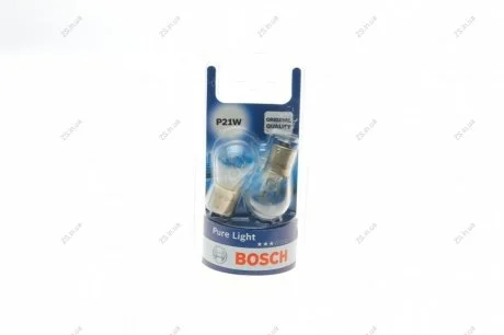 Лампа накаливания P21W 12V 21W (блистер 2 шт.) Bosch 1 987 301 017