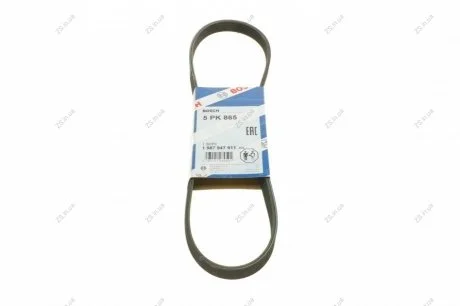 Ремень 5 PK 865 DAEWOO LANOS седан (KLAT) 1.5 Bosch 1 987 947 911