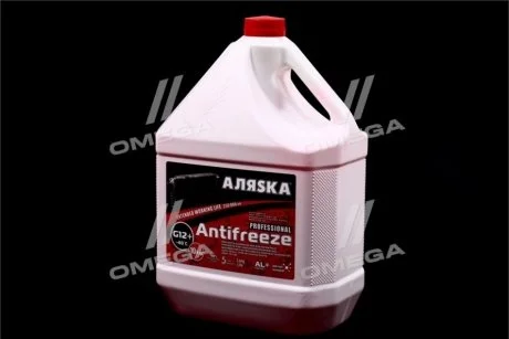 Антифриз ANTIFREEZE-40 (красный) Канистра 10л/9,83кг АЛЯSКА 5528