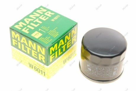 Фильтр масляный двигателя SMART FORTWO 1.0 07- (MANN) MANN-FILTER W6011 (фото 1)