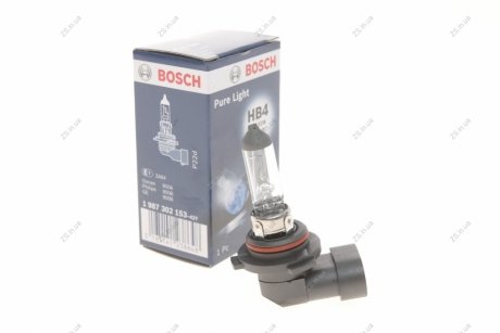 Лампа накаливания HB4 12V 51W P22d PURE LIGHT Bosch 1 987 302 153