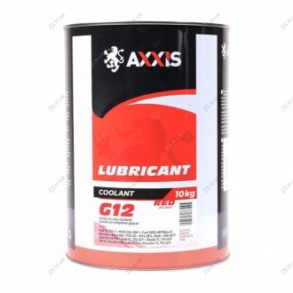 Антифриз RED G12 Сoolant <> (красный) (Канистра 10л) AXXIS Ax-1015 (фото 1)