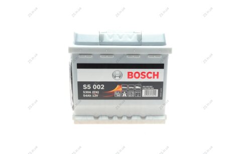 Аккумулятор 54Ah-12v (S5002) (207x175x190),R,EN530 Bosch 0092S50020