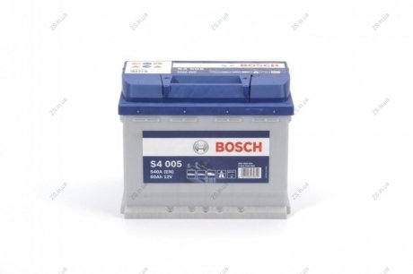 Аккумулятор 60Ah-12v (S4005) (242x175x190),R,EN540 Bosch 0092S40050