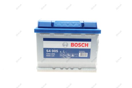 Аккумулятор 60Ah-12v (S4005) (242x175x190),R,EN540 Bosch 0092S40050