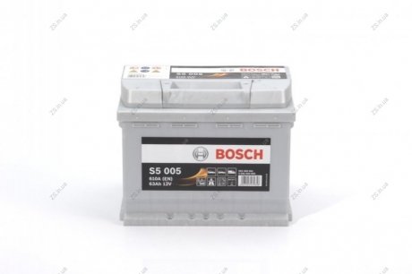 Акумулятор 63Ah-12v (S5005) (242x175x190),R,EN610 Bosch 0092S50050