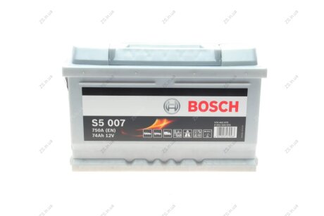 Аккумулятор 74Ah-12v (S5007) (278x175x175),R,EN750 Bosch 0092S50070