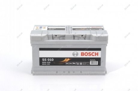 Акумулятор 85Ah-12v (S5010) (315x175x175),R,EN800 Bosch 0092S50100