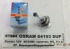 Лампа фарная H4 12V 60/55W P43t Super (+30%) OSRAM 64193SUP (фото 1)