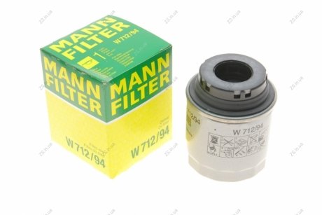 Фильтр масляный двигателя VAG 1.2-1.4 TSI 07- (MANN) MANN-FILTER W712/94