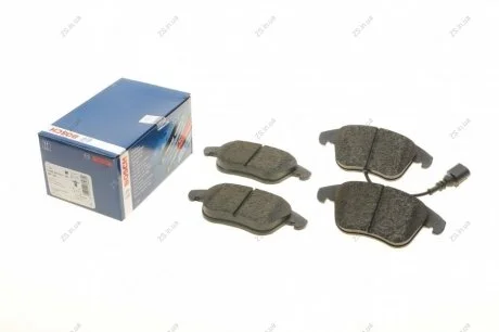 Колодка торм. диск. AUDI Q3 (06/11-) передн. Bosch 0 986 494 372