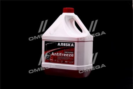 Антифриз ANTIFREEZE-40 (красный) Канистра 5л/4,9кг АЛЯSКА 5527 (фото 1)