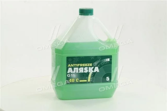 Антифриз Аляsка ANTIFREEZE-40 (зеленый) Канистра 5л/4,9кг АЛЯSКА 5062 (фото 1)