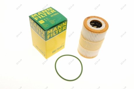 Фильтр масляный AUDI A4, A6, Q7 3.0 TFSI 08- (MANN) MANN-FILTER HU7035Y (фото 1)