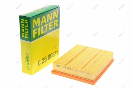 Фільтр повітряний FORD MONDEO V, S-MAX II 14- (MANN) MANN-FILTER C25008/1 (фото 1)