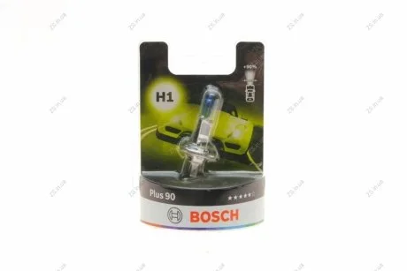 Лампа розжарювання Н1 12V 55W P14,5s plus 90 Bosch 1 987 301 076