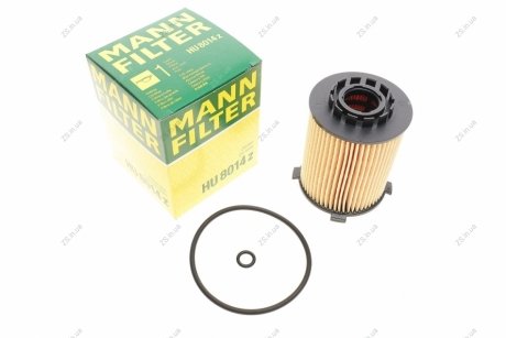 Фільтр масляний VOLVO S60, XC60 1.5-2.0 13- (MANN) MANN-FILTER HU8014Z