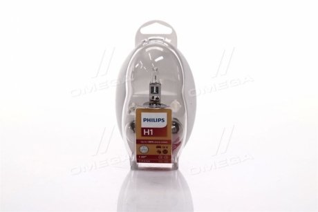 Лампа фарная (набор) H1 12V 55W P14,5s Philips 55472EKKM