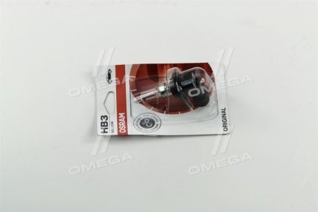 Лампа фарная HB3 12V 60W P20d 1шт.blister OSRAM 9005-01B