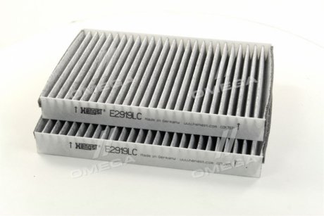 Фильтр салона MB S-CLASS угольный (2шт.) (Hengst) HENGST FILTER E2919LC-2