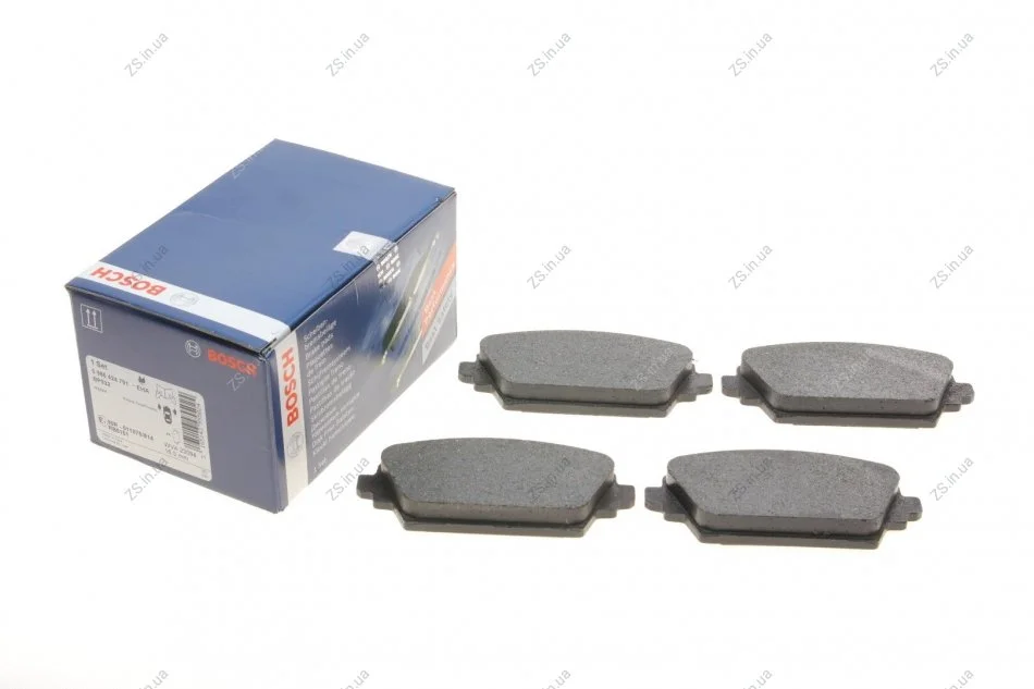 Колодка торм. диск. NISSAN ALMERA передн. (пр-во) Bosch 0 986 424 791 (фото 1)
