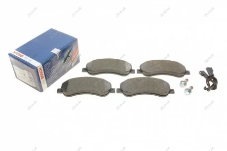 Колодка торм. диск. FORD TRANSIT передн. Bosch 0 986 494 170