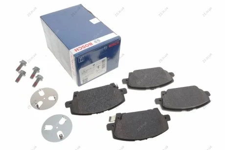 Колодка гальм. диск. HONDA CIVIC, передн. (пр-во) Bosch 0 986 494 136