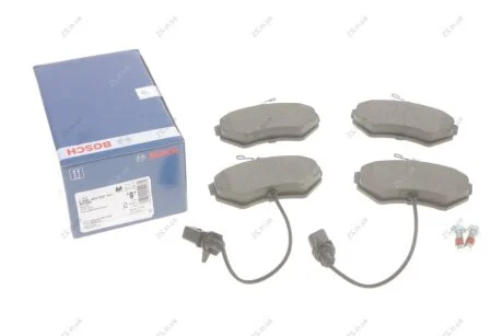 Колодка гальм. AUDI A4, VW PASSAT передн. Bosch 0 986 494 042