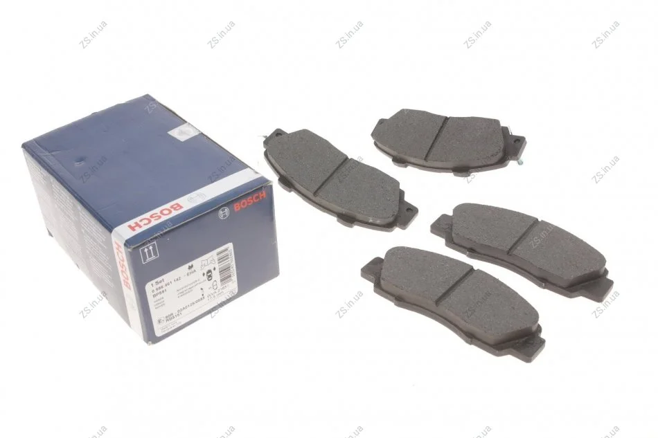 Колодка торм. диск. HONDA ACCORD передн. (пр-во) Bosch 0 986 461 142 (фото 1)