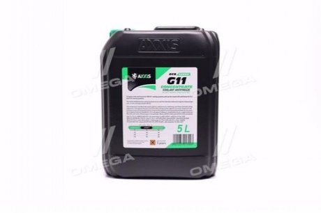 Антифриз концентрат ECO -80C GREEN G11 5л < > AXXIS P999-G11Gr ECO5l (фото 1)