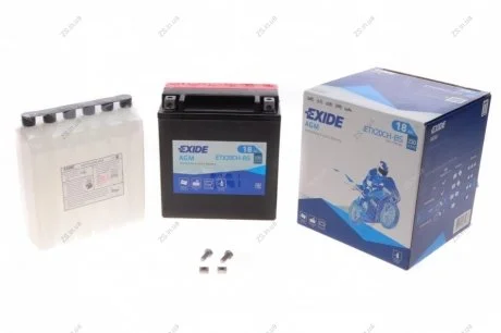 Акумулятор 18Ah-12v AGM (150х87х161),L,EN230 EXIDE ETX20CH-BS