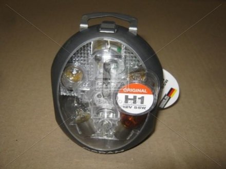 Лампа фарная (набор) H1 12V 55W P14,5s OSRAM CLKMH1