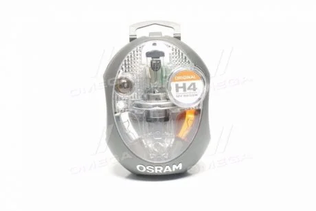Лампа фарна (набір) H4 12V 60/55W P43t OSRAM CLKMH4