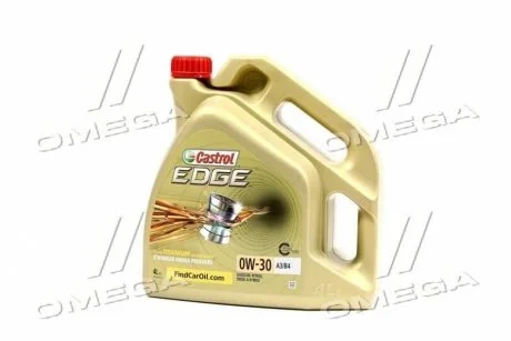 Масло моторн. EDGE 0W-30 A3/B4 (Канистра 4л) Castrol 15334C