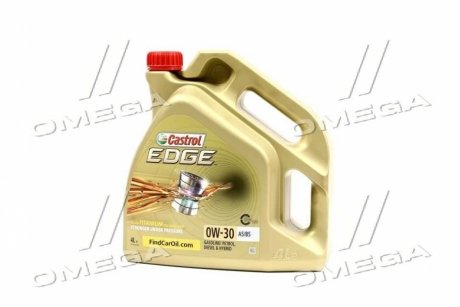 Масло моторн. EDGE 0W-30 A5/B5 (Канистра 4л) Castrol 1531B1