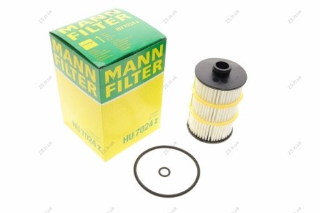 Фильтр масляный AUDI A6, A8 4.0 TFSI 12- (MANN) MANN-FILTER HU7024Z (фото 1)