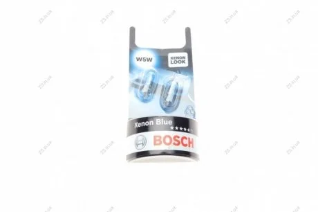 Лампа розжарювання W5W 12V 5W Xenon Blue Bosch 1 987 301 033