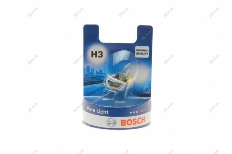 Лампа розжарювання 12V 55W H3 PURE LIGHT Bosch 1 987 301 006